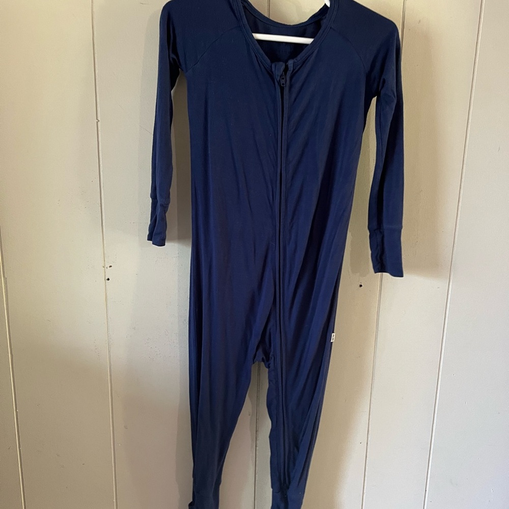 Little Sleepies Navy Bamboo Zippy